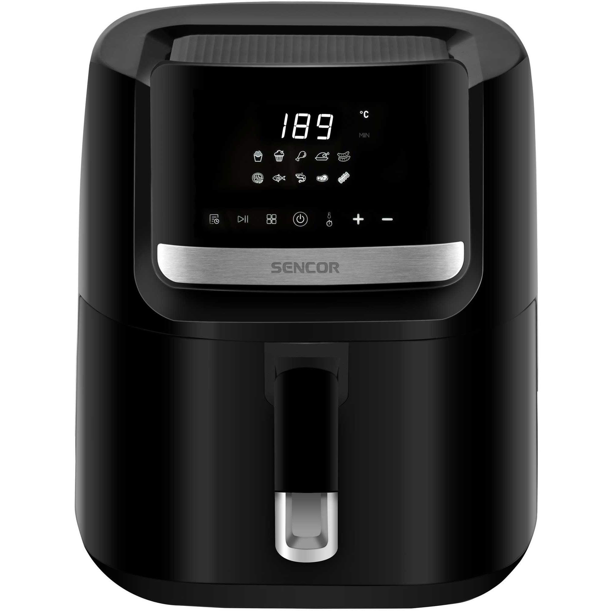 Мультипечь с LED дисплеем и сенсорным управление Sencor Vita SFR6550BK 6,5 л 1600 Вт 8 автоматических программ Черный (SFR6550BK-EUE3)