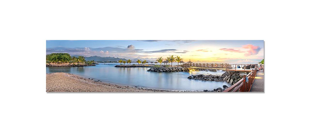 Наклейка виниловая на кухню Zatarga Река Нил Пальмы 600х2500 мм (1289776661)