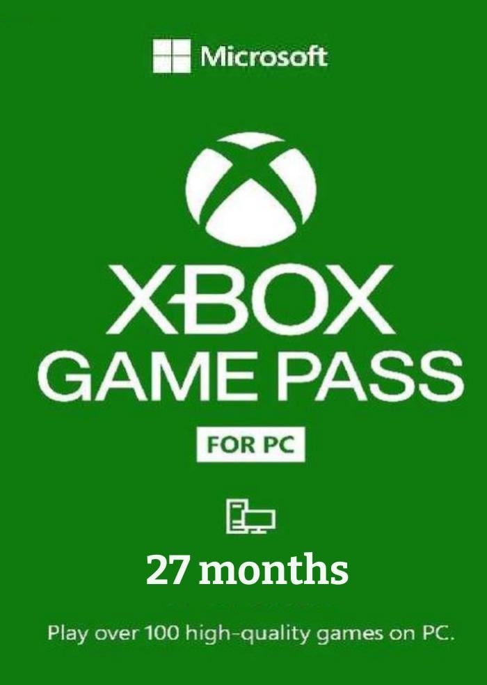 Подписка Xbox Game Pass For PC 27 месяцев (83033939)
