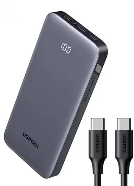 Внешний аккумулятор UGREEN 30W 10000 mAh Nexode Power Bank PD 3-ports