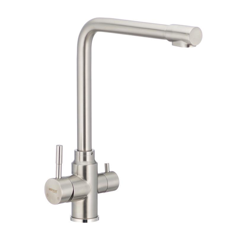 Смеситель для кухни MIXXUS SUS 021 с выходом для питьевой воды (SS2817)