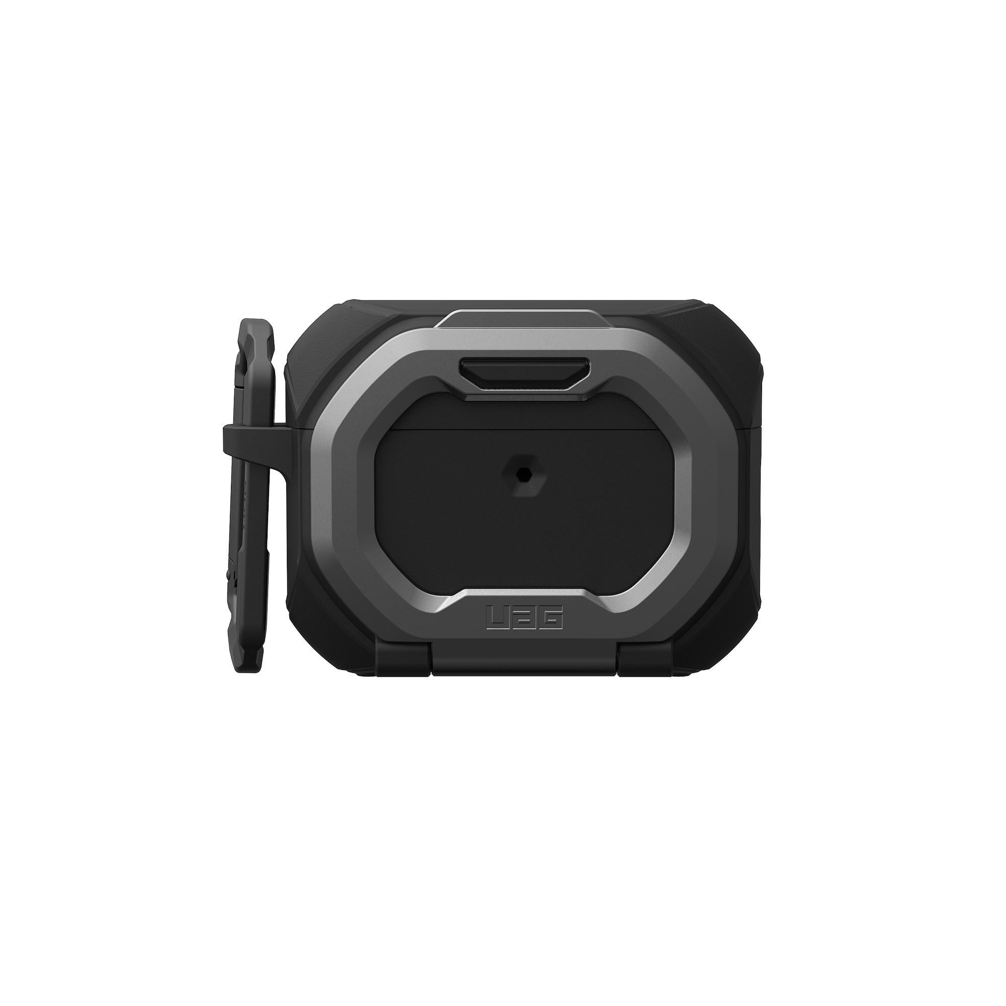 Чехол для наушников с карабином UAG Monarch для AirPods (Gen 3, 2025) Black/Silver (104131114034)
