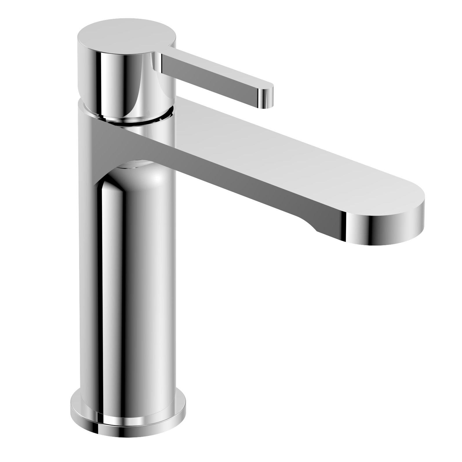 Змішувач для умивальника Devit Laguna 84111110 одноважільний Хром (166185)