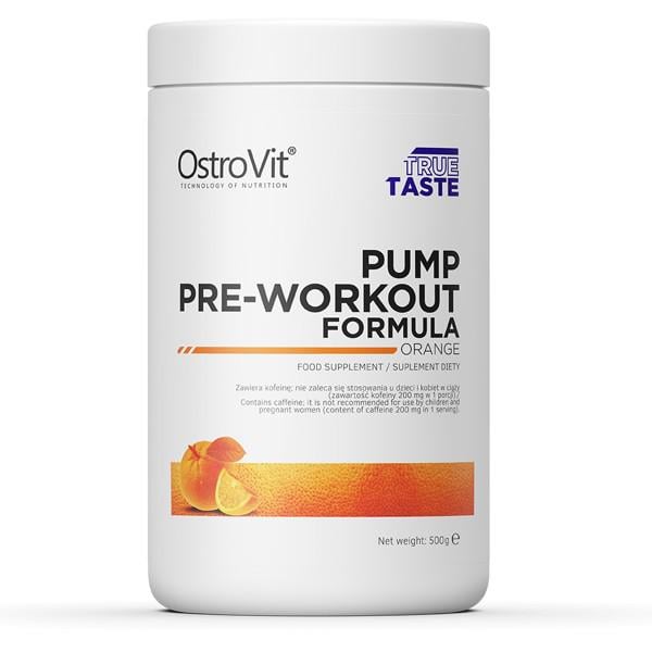 Предтренировочный комплекс OstroVit Pump Pre-Workout Formula 500 г Апельсин