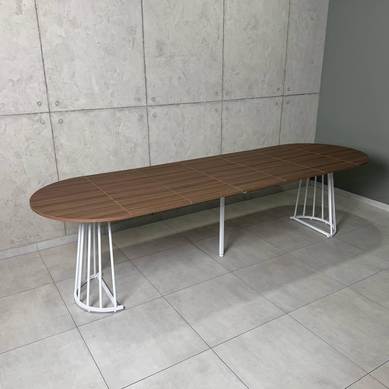 Стол кухонный раздвижной Grace УТП028007 Loft 3,5 м Орех франклин/Белый мат