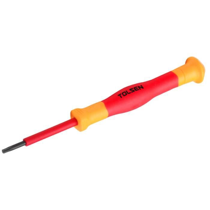 Изолированная прецизионная отвертка с наконечником звездочка TORX T8 Tolsen Tools Premium 50 мм (3182058b)