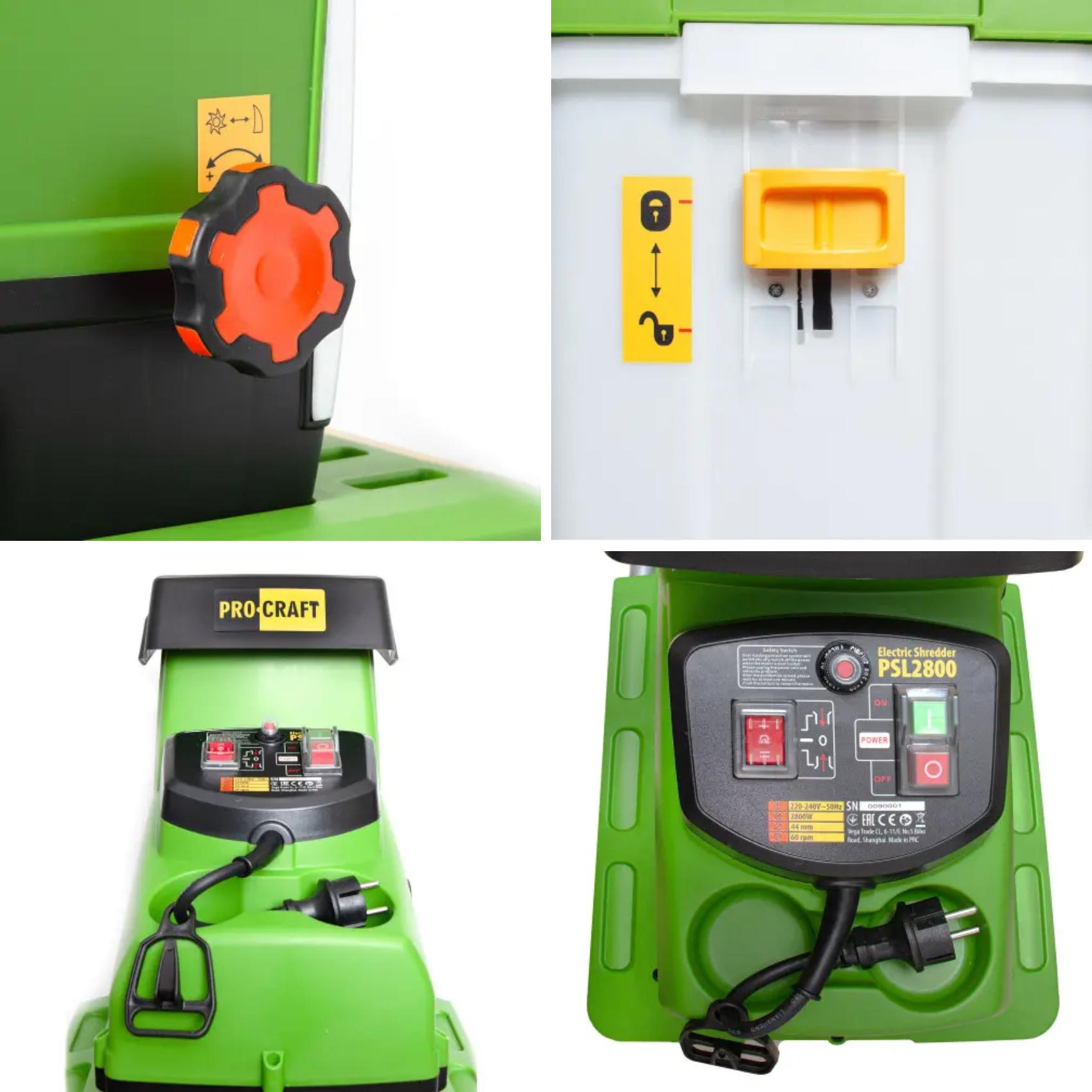 Измельчитель веток Procraft PSL2800 (26768354) - фото 3