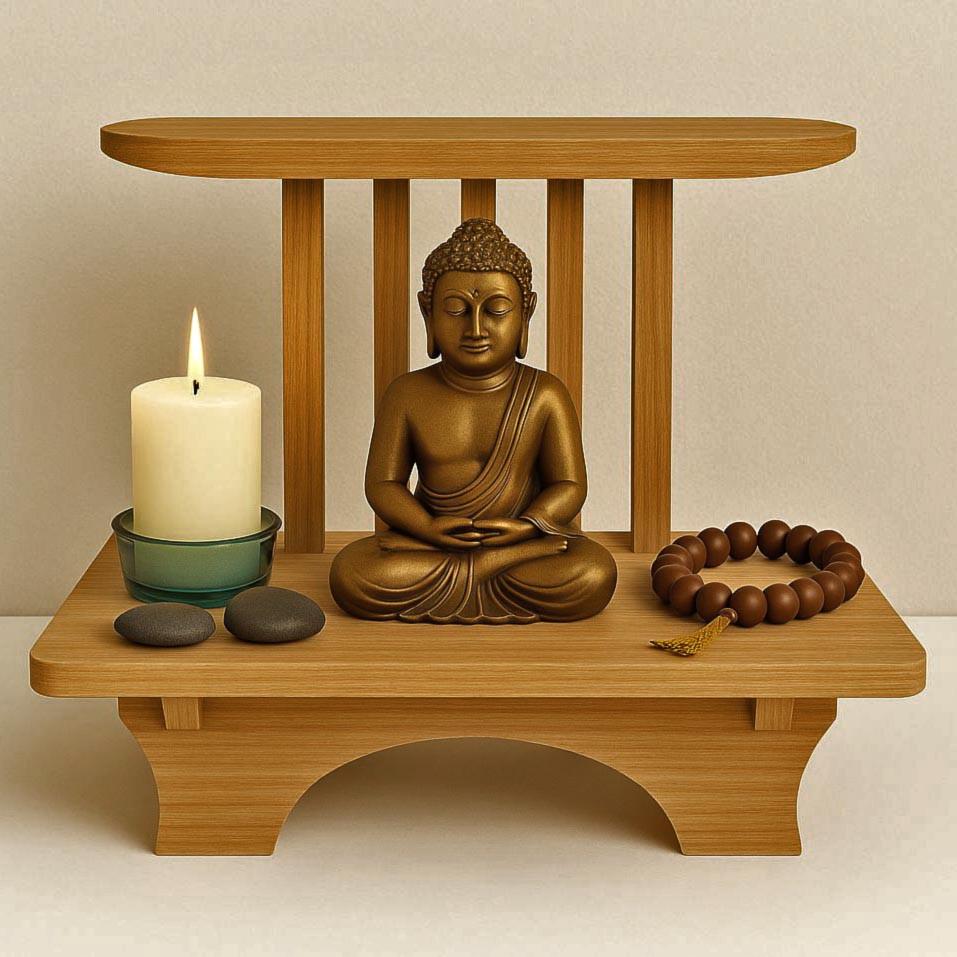 Алтарь для медитации из дерева Каланри Сиена (ЛАТ-001005)