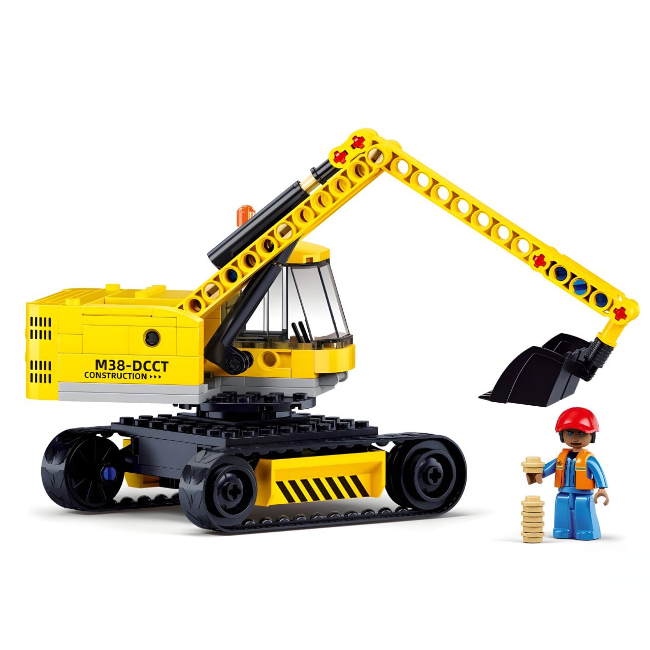 Конструктор Sluban Экскаватор 152 детали (M38-B1196) - фото 2 Конструктор Sluban Экскаватор 152 детали (M38-B1196) - фото 2