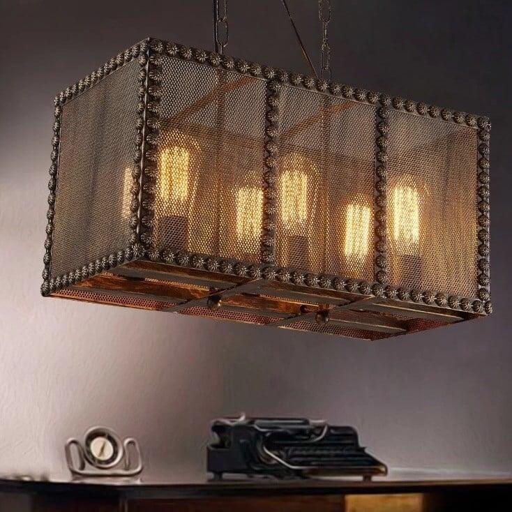 Люстра Industrial Grid на 6 плафонов (1221-SHL)