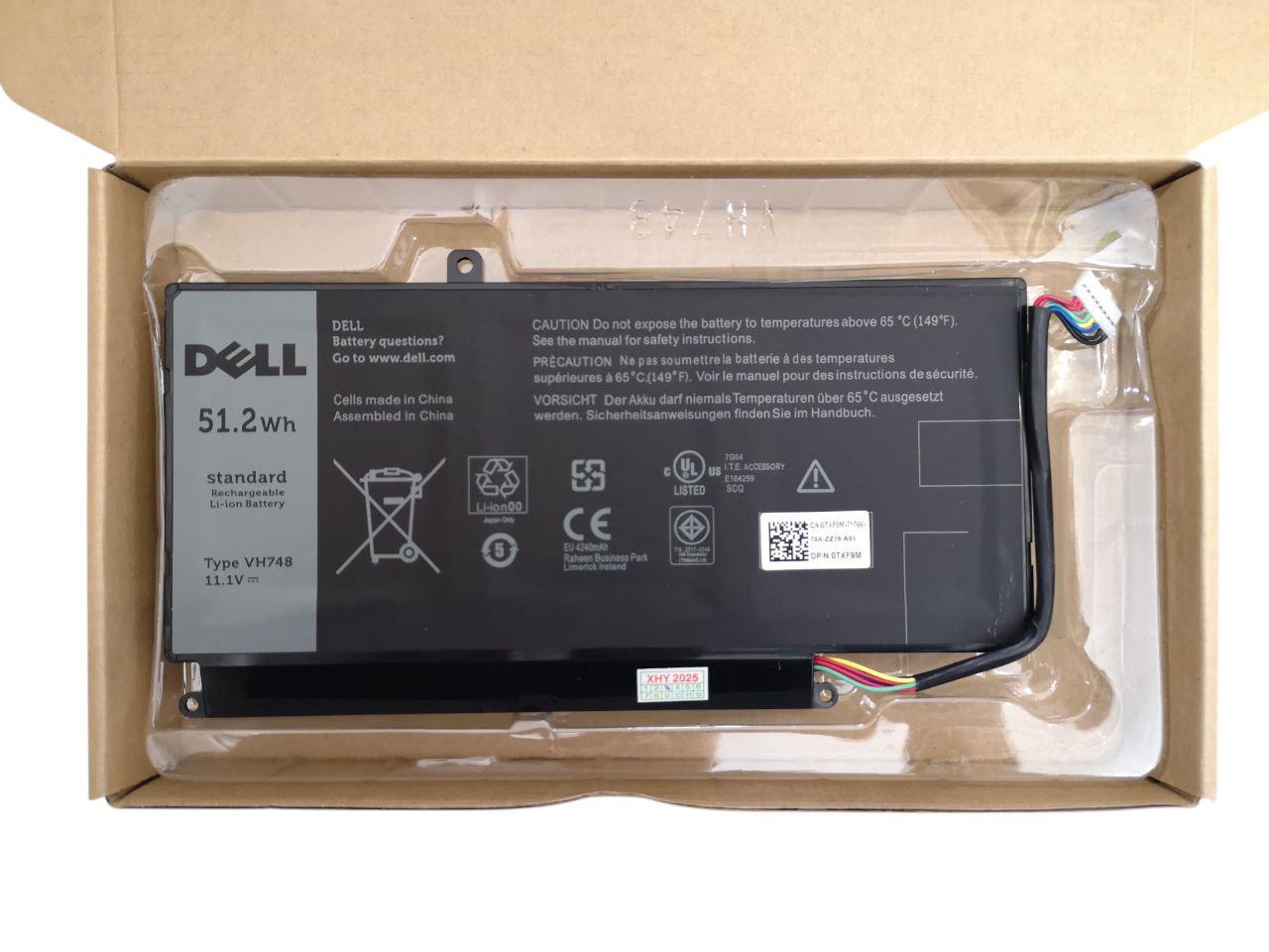 Аккумулятор для DELL Vostro 5460/5480/5560/5470/14-5439/P41G/VH748 4240 mAh 51,2Wh (000012152)