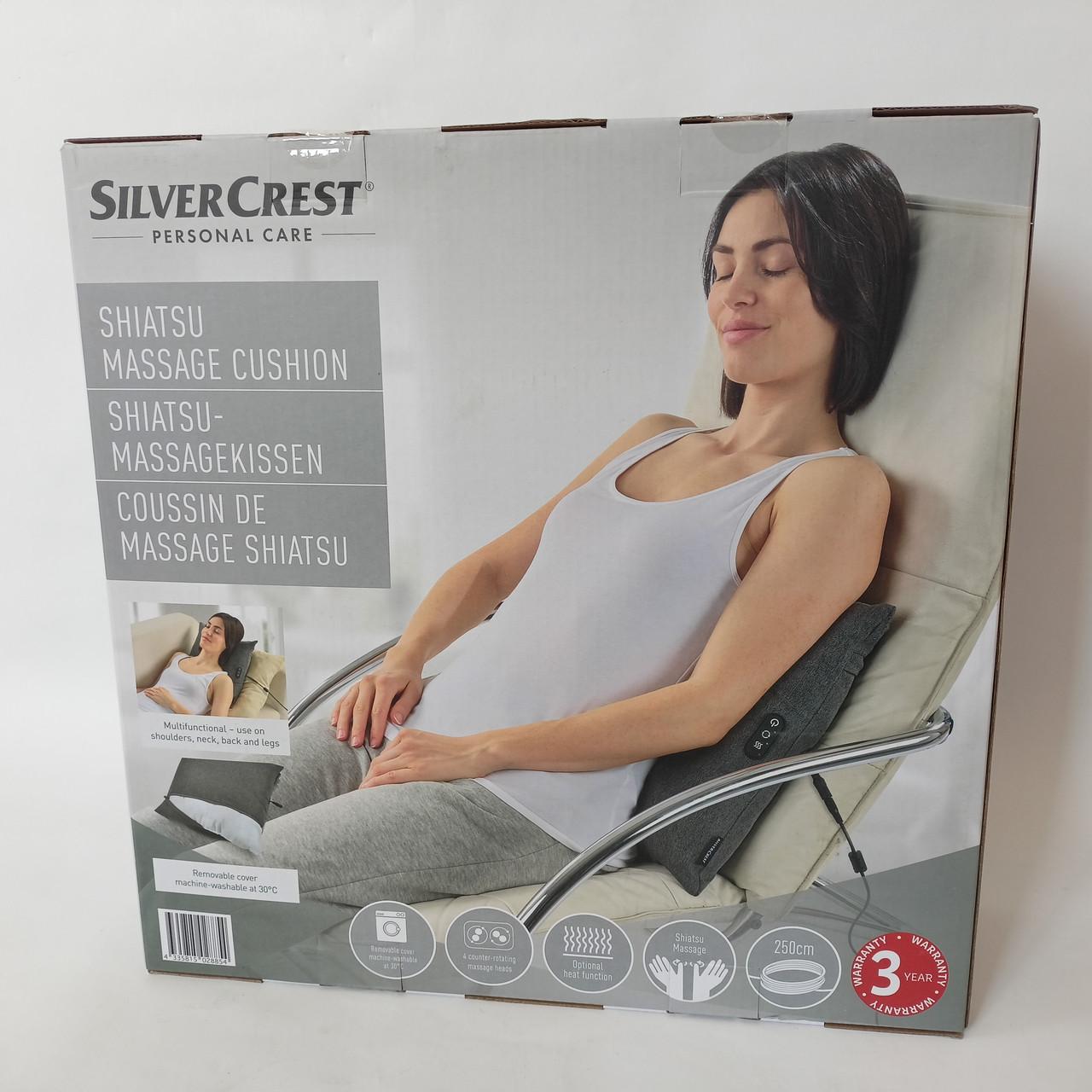 Массажная подушка SilverCrest Шиацу SSMK 18 A1 XL 40x40 см - фото 10