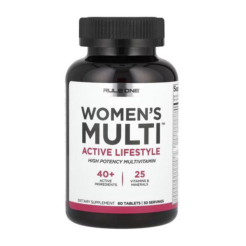 Витамины для женщин с железом и клюквой Rule 1 Women's Multi 60 табл.