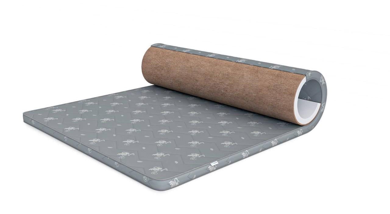 Матрас двухсторонний Simple Soft Кокос 120x180х10 см Серый (28595530) - фото 1 Матрас двухсторонний Simple Soft Кокос 120x180х10 см Серый (28595530) - фото 1