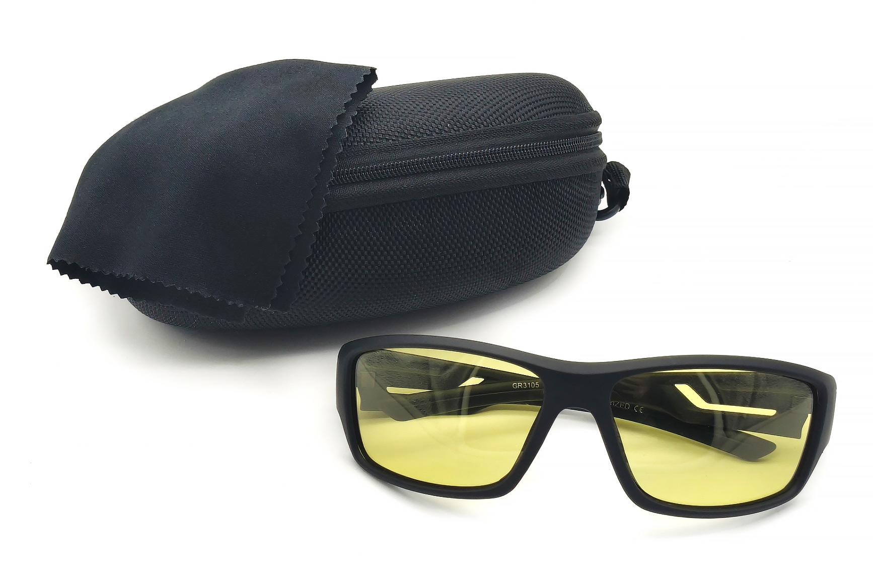 Очки водителя Graffito GR3105 спортивные с поляризацией Желтый (30307432) - фото 5 Очки водителя Graffito GR3105 спортивные с поляризацией Желтый (30307432) - фото 5