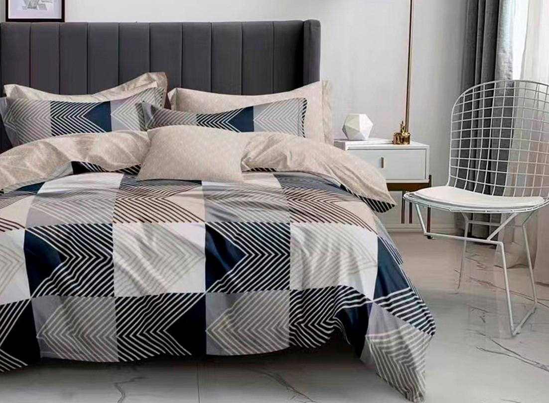 Комплект постільної білизни KUCHMAKI Геометрія сатин 175х215 (001 31d)