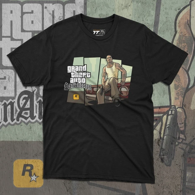 Футболка мужская с принтом GTA San Andreas #6 р. 48 (Anime0888) Футболка мужская с принтом GTA San Andreas #6 р. 48 (Anime0888)
