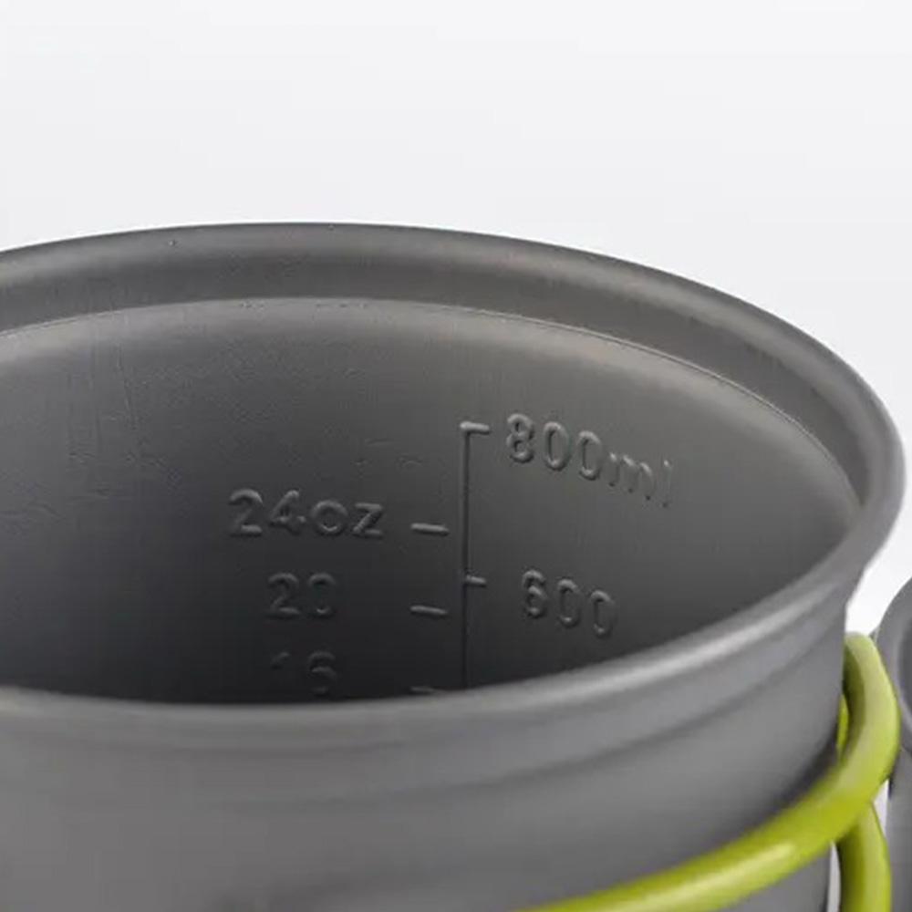 Комплект туристичного посуду Halin MA-77 Cocin set DS-101 з чохлом Сірий (ULT-6559941) - фото 5 Комплект туристичного посуду Halin MA-77 Cocin set DS-101 з чохлом Сірий (ULT-6559941) - фото 5