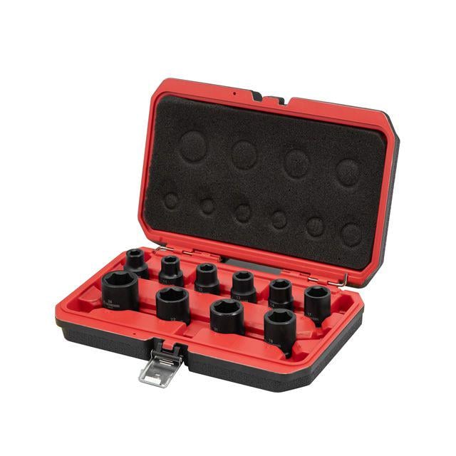 Набір головок ударних Intertool ET-8503 1/2" Cr-Mo STORM 10 од. 10-24 мм Набір головок ударних Intertool ET-8503 1/2" Cr-Mo STORM 10 од. 10-24 мм