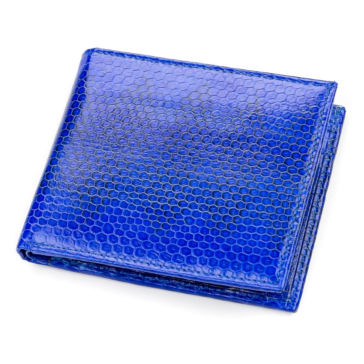 Кошелек Sea snake leather 18144 кожа Синий (22267)