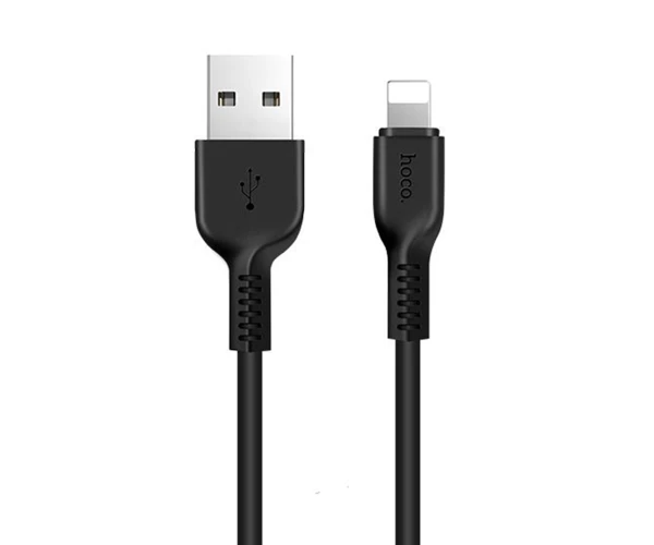 Кабель Data Hoco X20 Lightning 1 м Black Кабель Data Hoco X20 Lightning 1 м Black