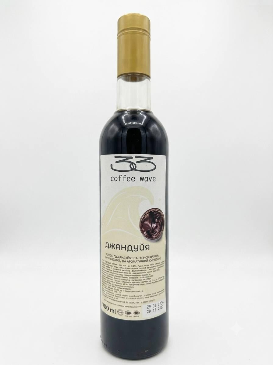 Сироп 33 Coffee Wave Джандуя для кави/коктейлів і десертів 700 мл (36933644)