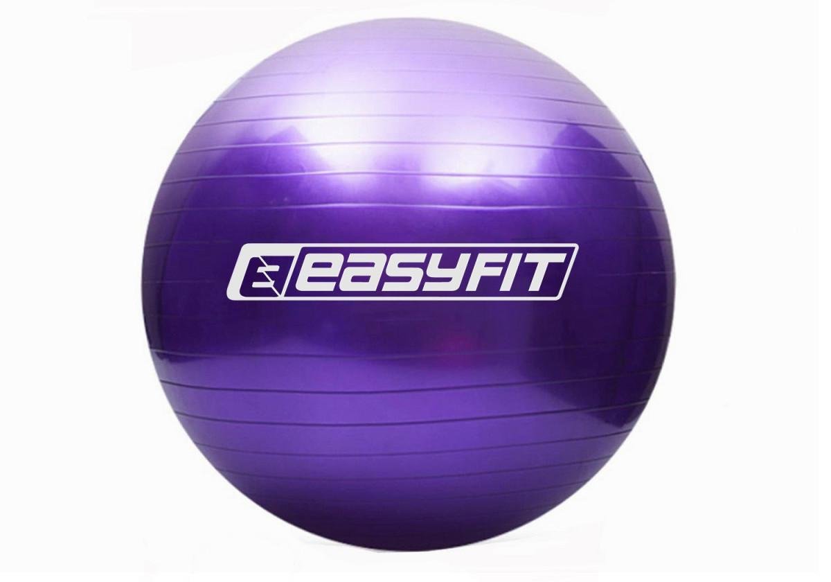Мяч для фитнеса EasyFit 75 см Фиолетовый (EF-3008-V) - фото 1 Мяч для фитнеса EasyFit 75 см Фиолетовый (EF-3008-V) - фото 1
