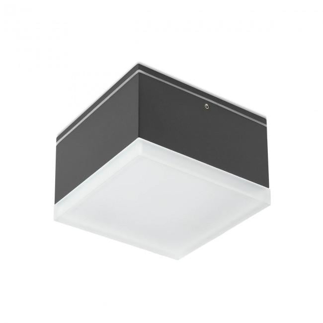 Светильник потолочный Redo Akron Pl LED Smd 9 W Ip54 Dg 3000K Sq 5.1.2 (90109)