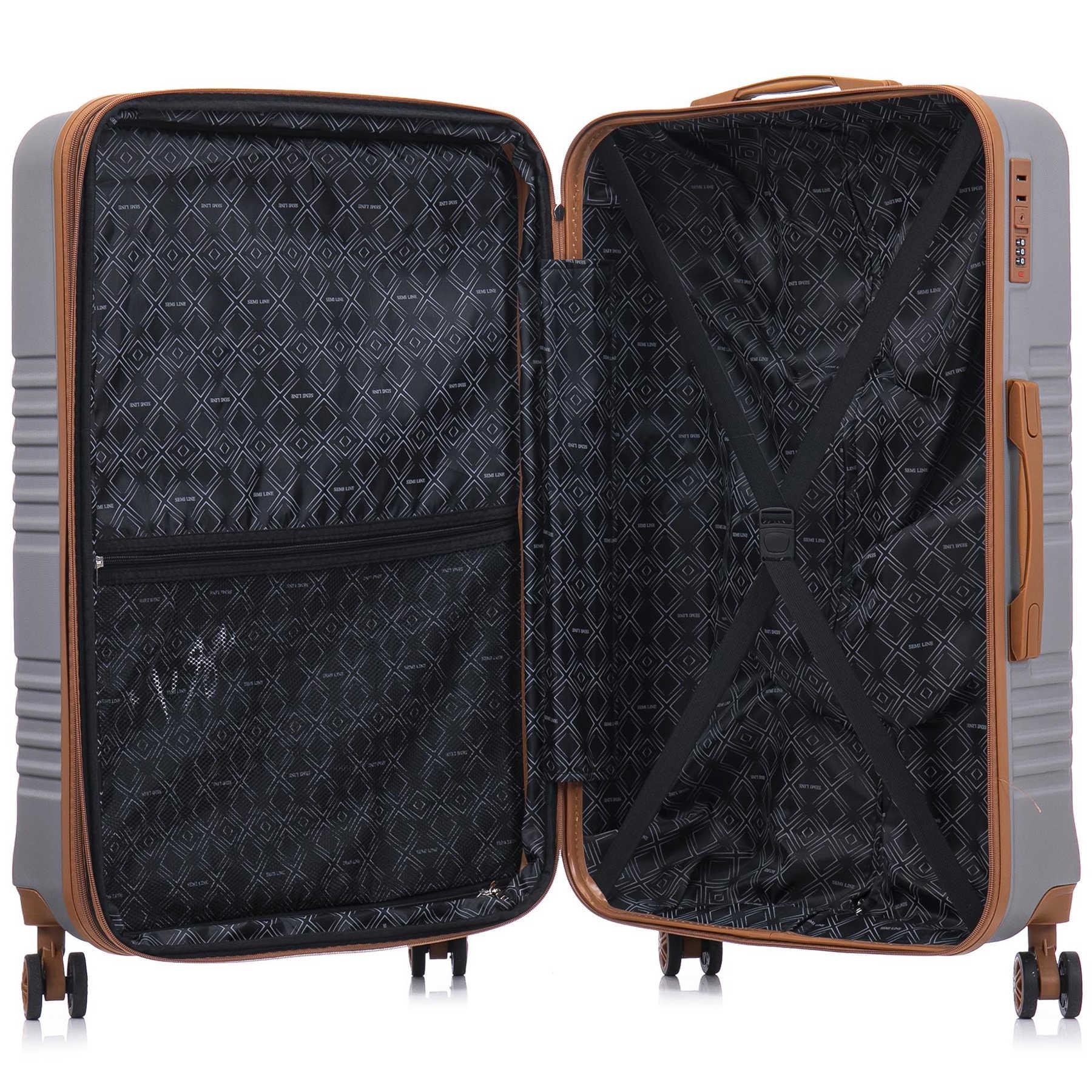 Чемодан SEMI LINE 28" Light Grey (T5849-3) - фото 6 Чемодан SEMI LINE 28" Light Grey (T5849-3) - фото 6