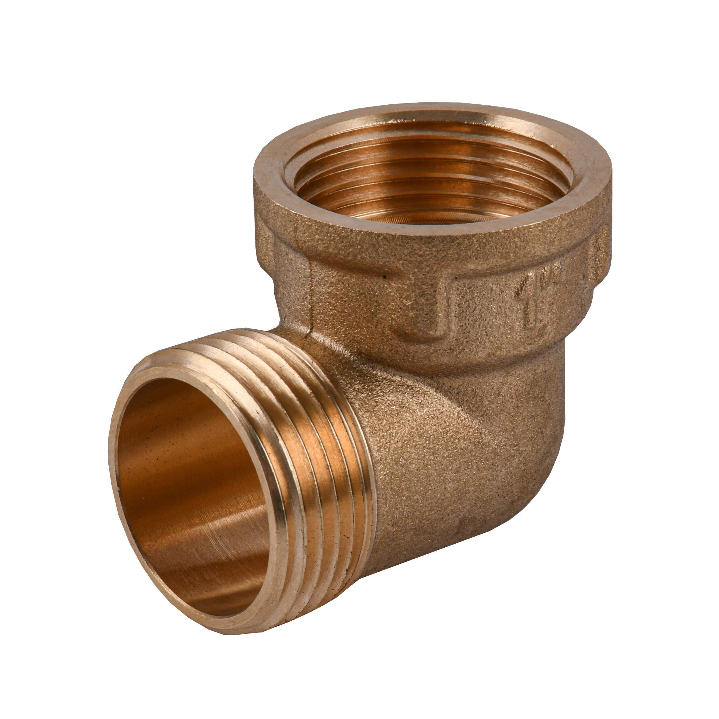 Угольник Optimum LL553S 1"ВЗ латунный (000030967)