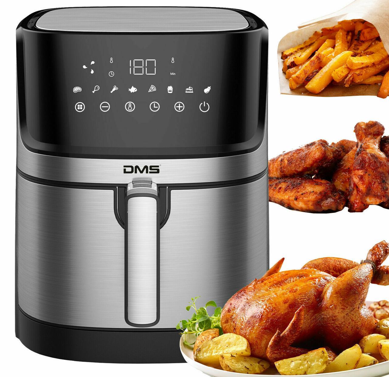 Фритюрниця DMS HF-6E XXL з духовкою та системою Air Fryer функція гаряче повітря - фото 7