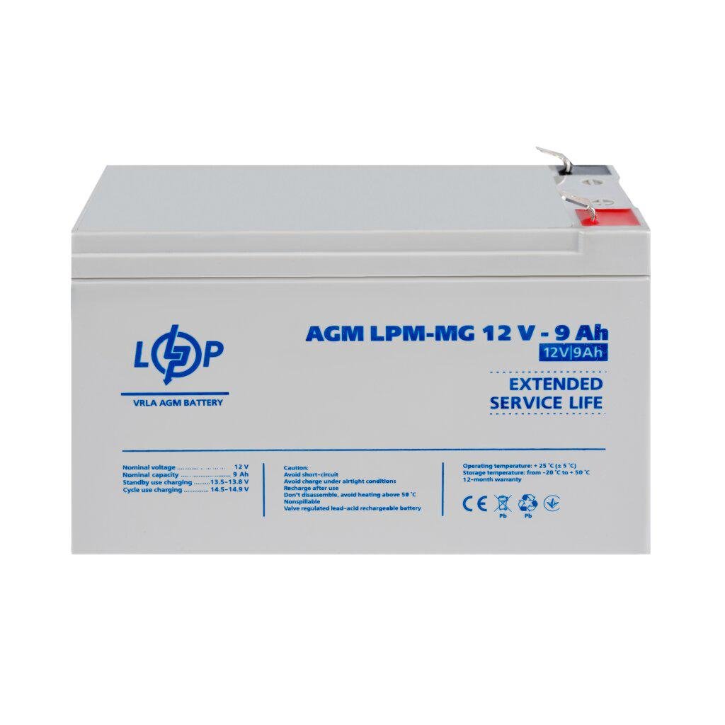 Акумулятор LogicPower LPM-MG 12V 9 Ah (LP6555)