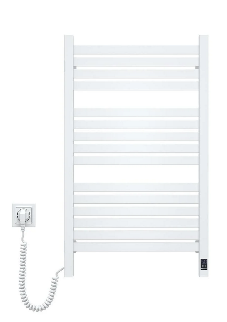 Электрический полотенцесушитель NAVIN Авангард X 480х800 Sensor с WI-FI левосторонний Белый (H12-172155-4880)