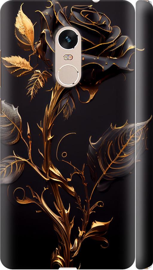 Чехол на Xiaomi Redmi Note 4 Роза 3 (5552m-352-42517) Чехол на Xiaomi Redmi Note 4 Роза 3 (5552m-352-42517)