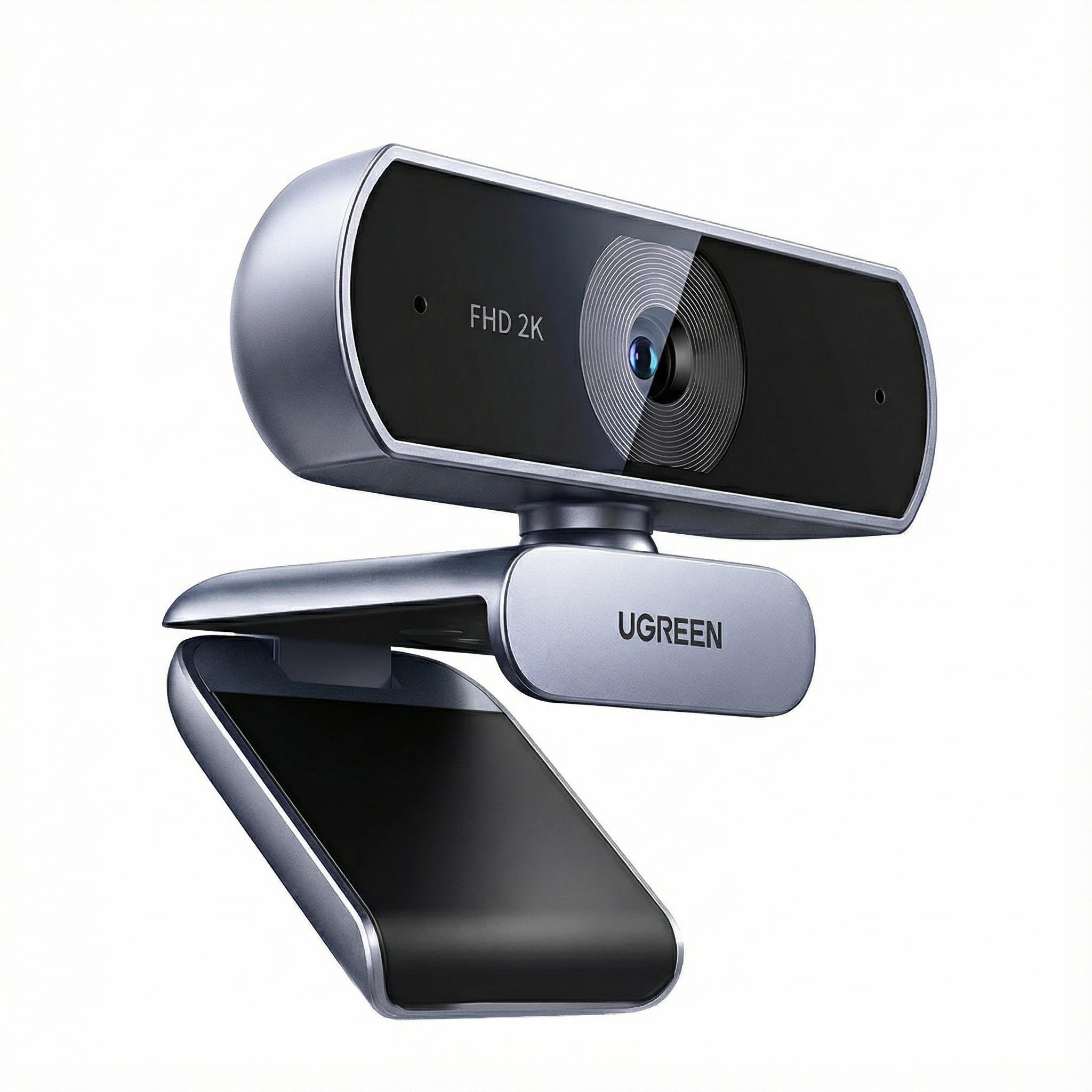 Веб-камера USB UGREEN CM717 2K/4 Мп/2 м Space Grey (25442)