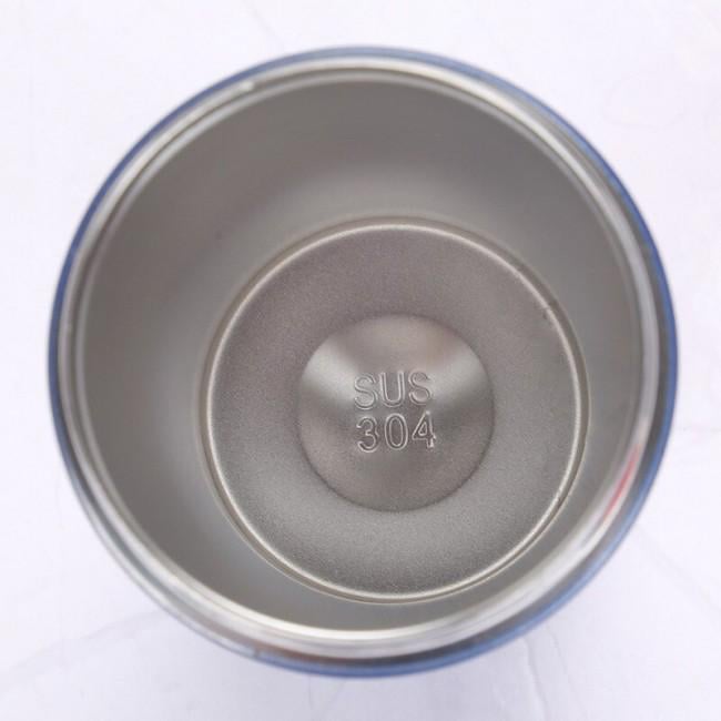 Термочашка Coffee с трубочкой 400 мл Черный (402786) - фото 4