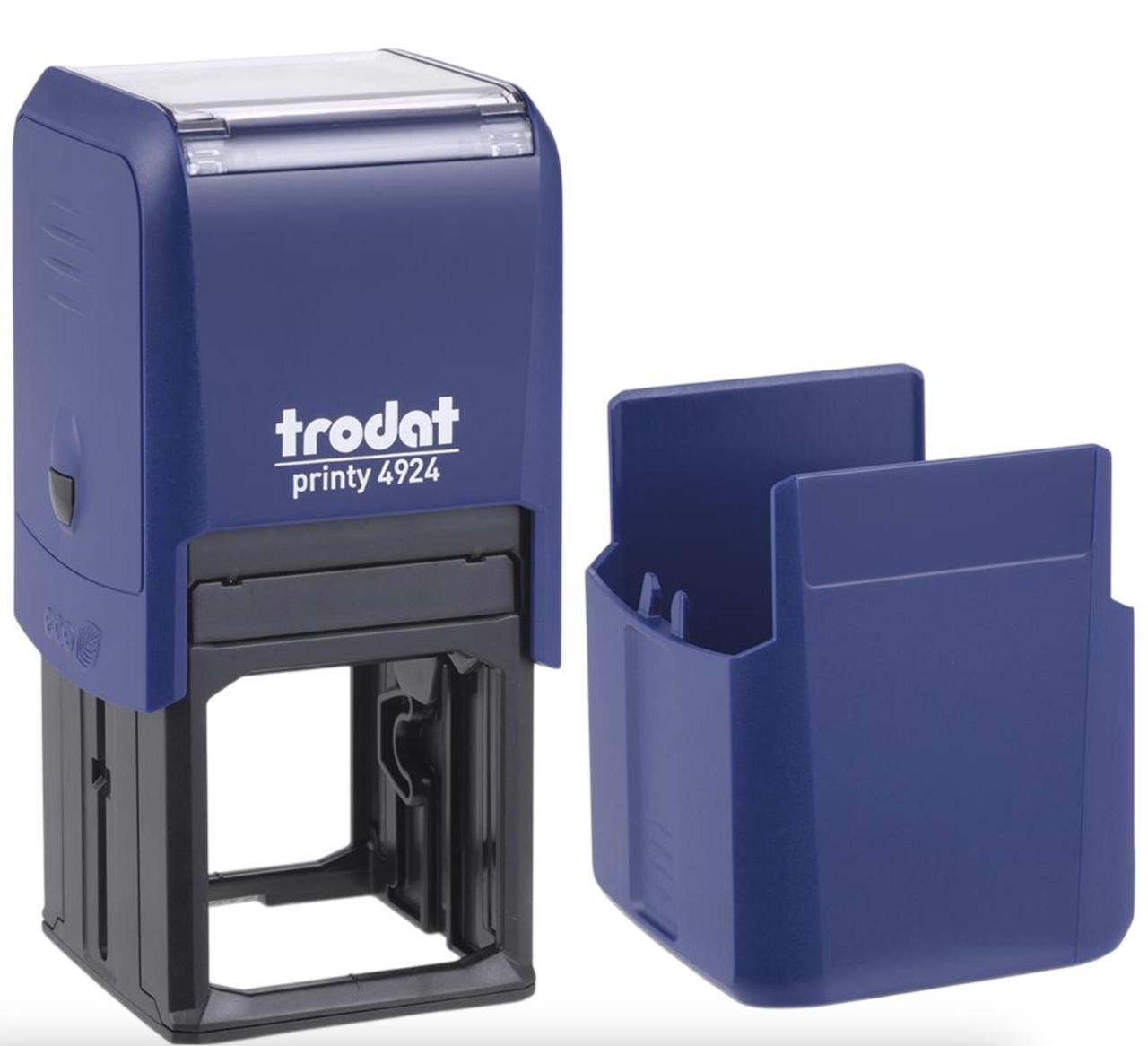 Оснащение к печати Trodat 4924 40х40 мм с защитным колпачком Синий (4924 Синий)