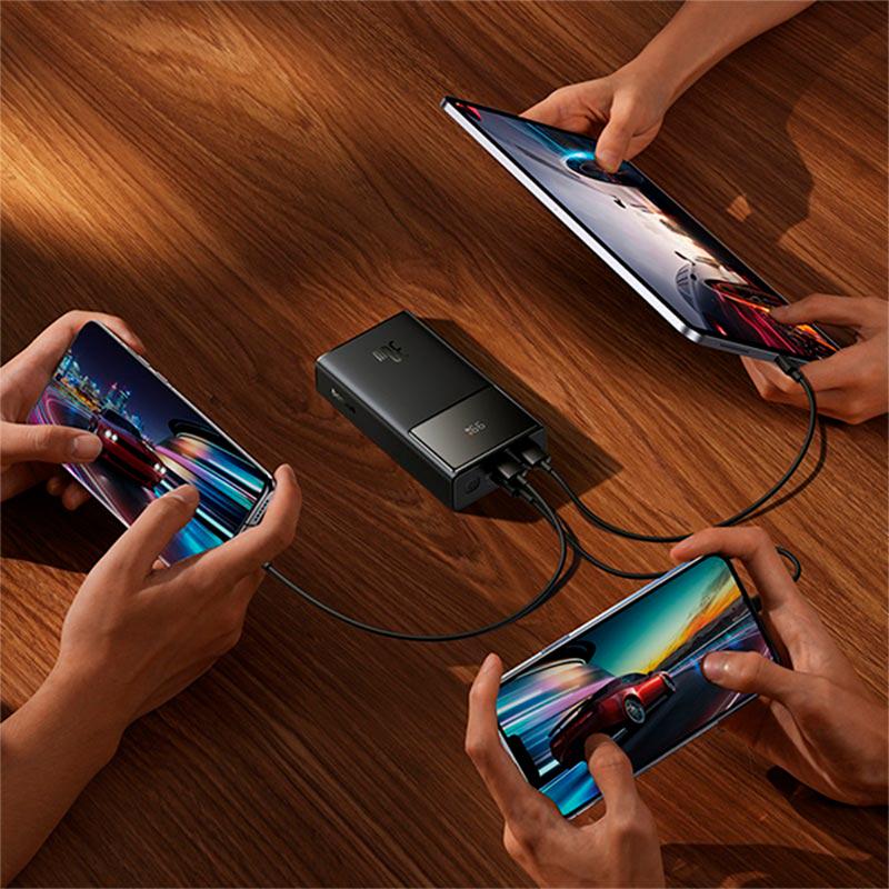 Повербанк BASEUS P10022907113-00 10000 mAh PD/QC 30W 3A Black (13968416) - фото 5