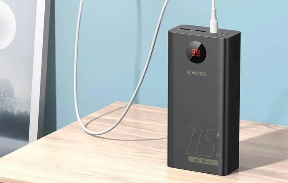 Повербанк Romoss 40000 mAh PEA40PF 22,5W Black (PEA40-152-2133H) - фото 5 Повербанк Romoss 40000 mAh PEA40PF 22,5W Black (PEA40-152-2133H) - фото 5