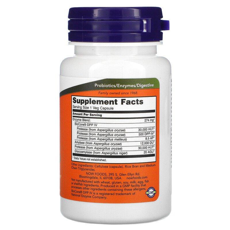 Добавка для переваривания глютена Gluten Digest Now Foods 60 капсул - фото 2