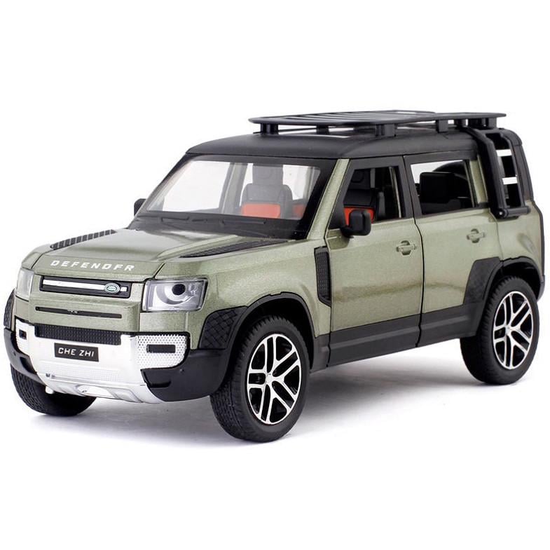 Игрушечная машинка детская Джип Land Rover Defender 110 металлическая 1:24 (28443917)