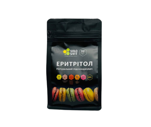 Подсластитель натуральный Эритритол SOLO SVIT 500 г