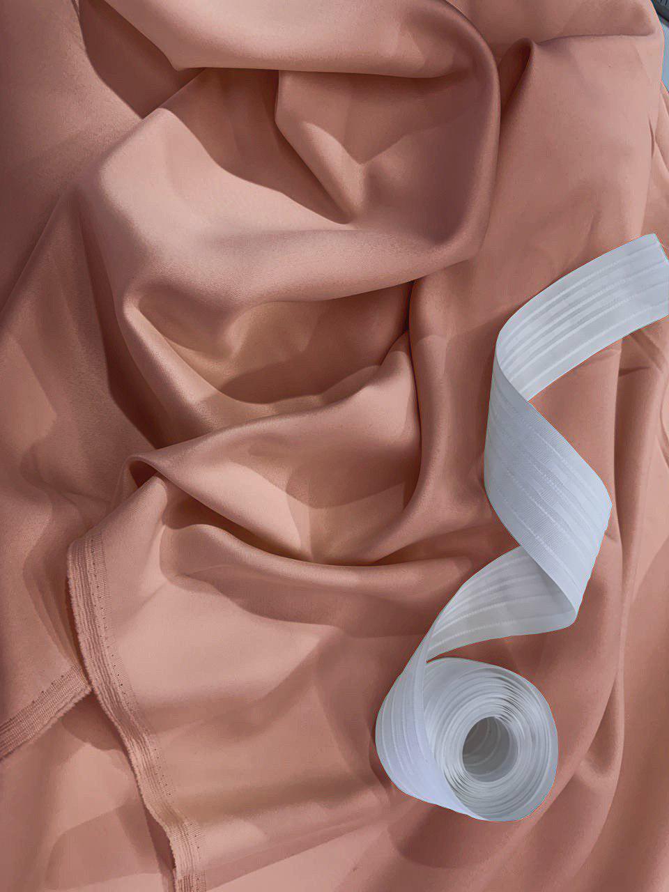 Комплект штор блекаут 200х275 см 2 шт. Персиково-рожевий (8132-147-200-275) - фото 3 Комплект штор блекаут 200х275 см 2 шт. Персиково-рожевий (8132-147-200-275) - фото 3