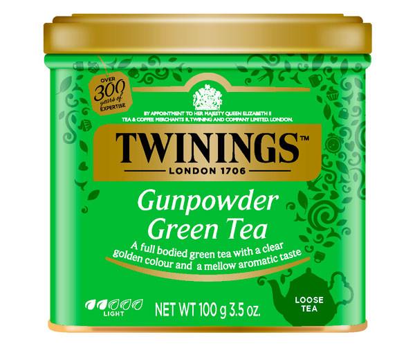 Чай зелений Twinings Ганпаудер 100 г залізна банка (twn1001)