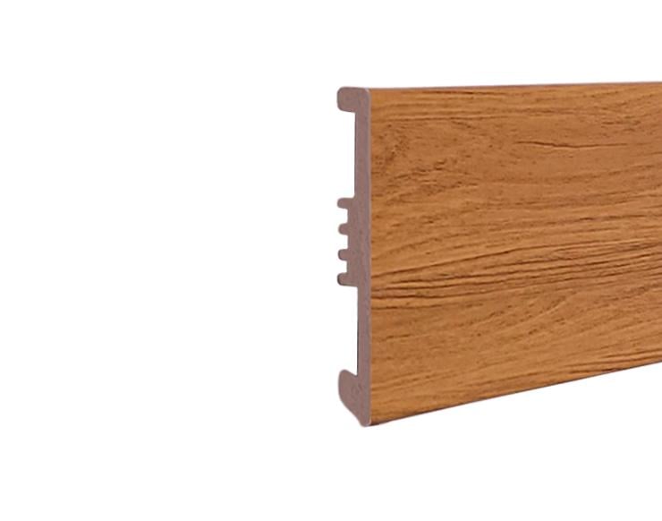 Плинтус дюрополимерный 12х80 мм Натуральное дерево (8012Р-1150-2)