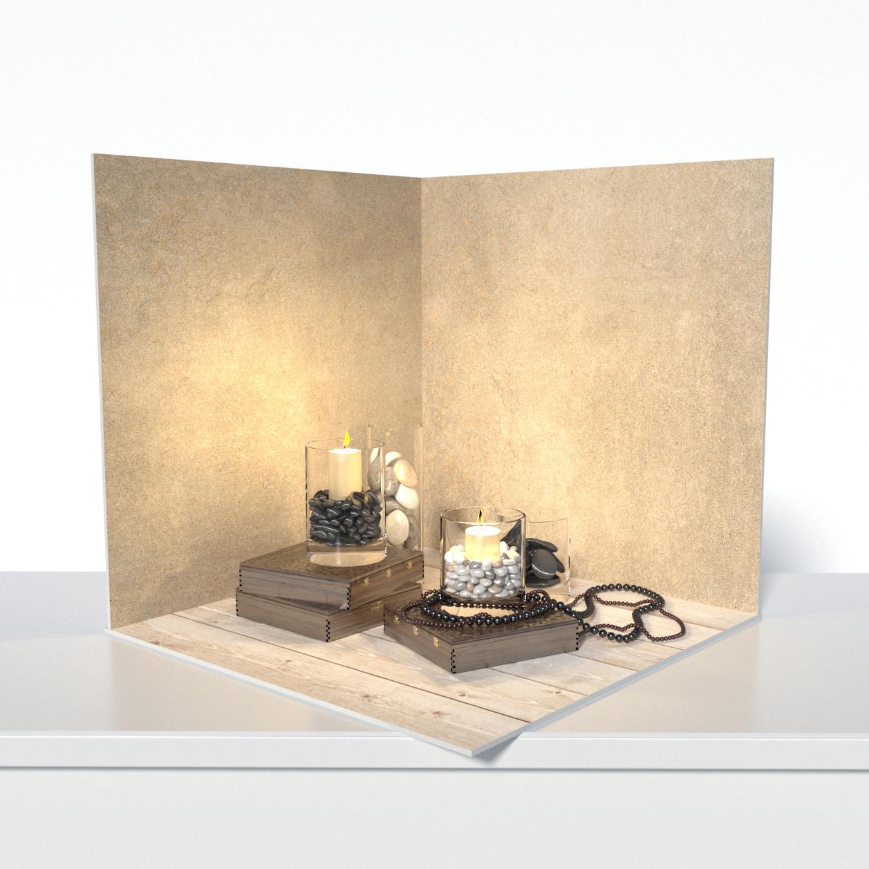 Фотофон пластиковый угловой 3D PolyPlast 60x60x60 см №61015 Фотофон пластиковый угловой 3D PolyPlast 60x60x60 см №61015