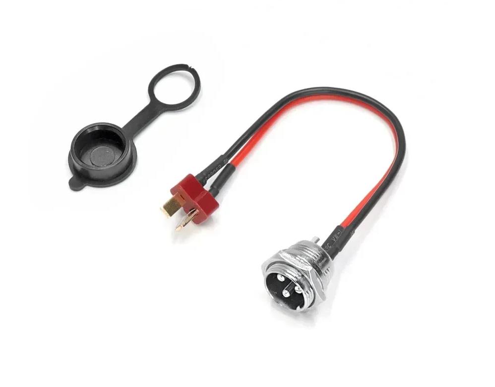 Порт зарядки для Kugoo M4/M4 Pro с кабелем и крышкой (00-00028617)