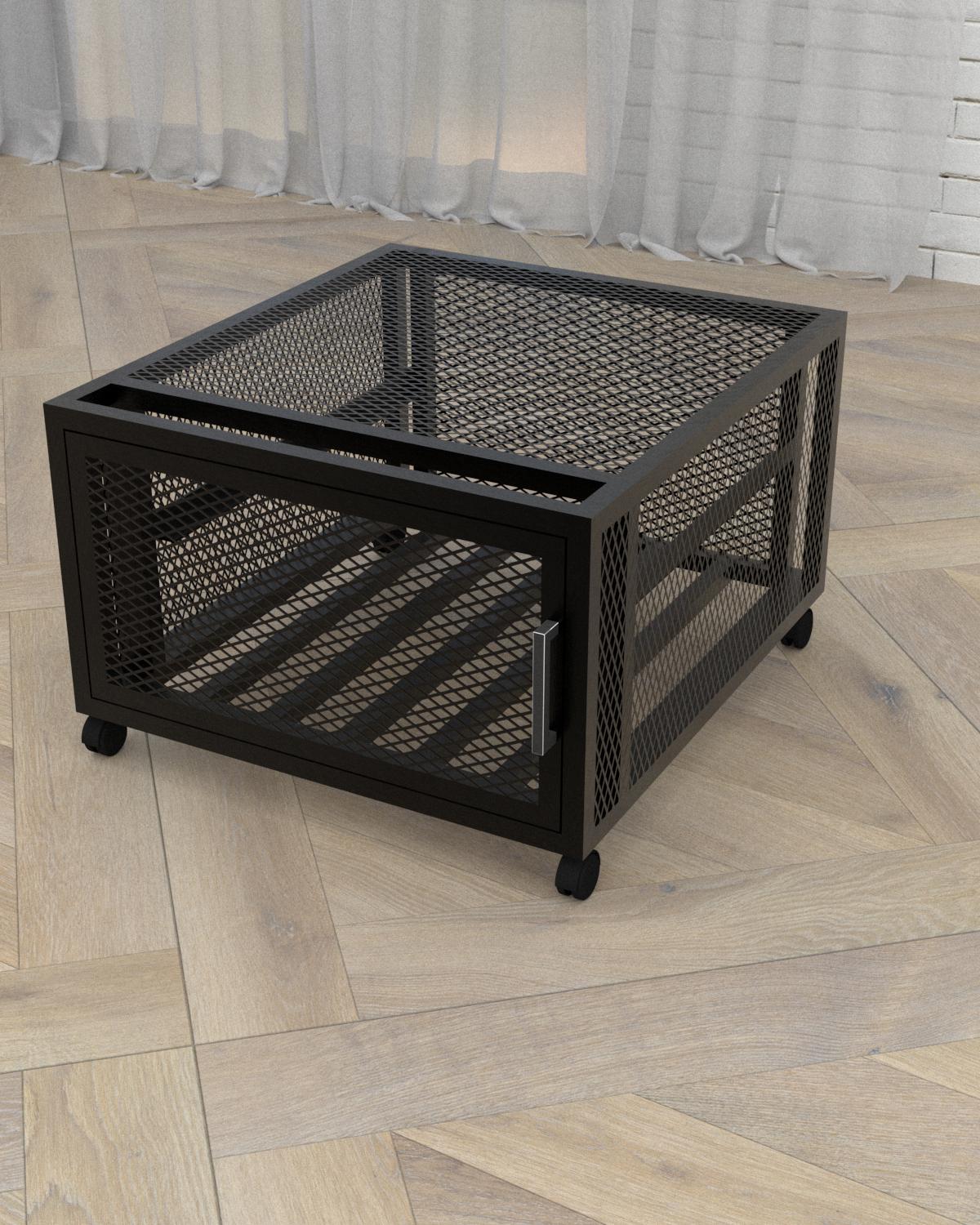 Стелаж для акумуляторних батарей EcoLoft Вольтар МТL-1432 в стилі лофт (МТL-1432)