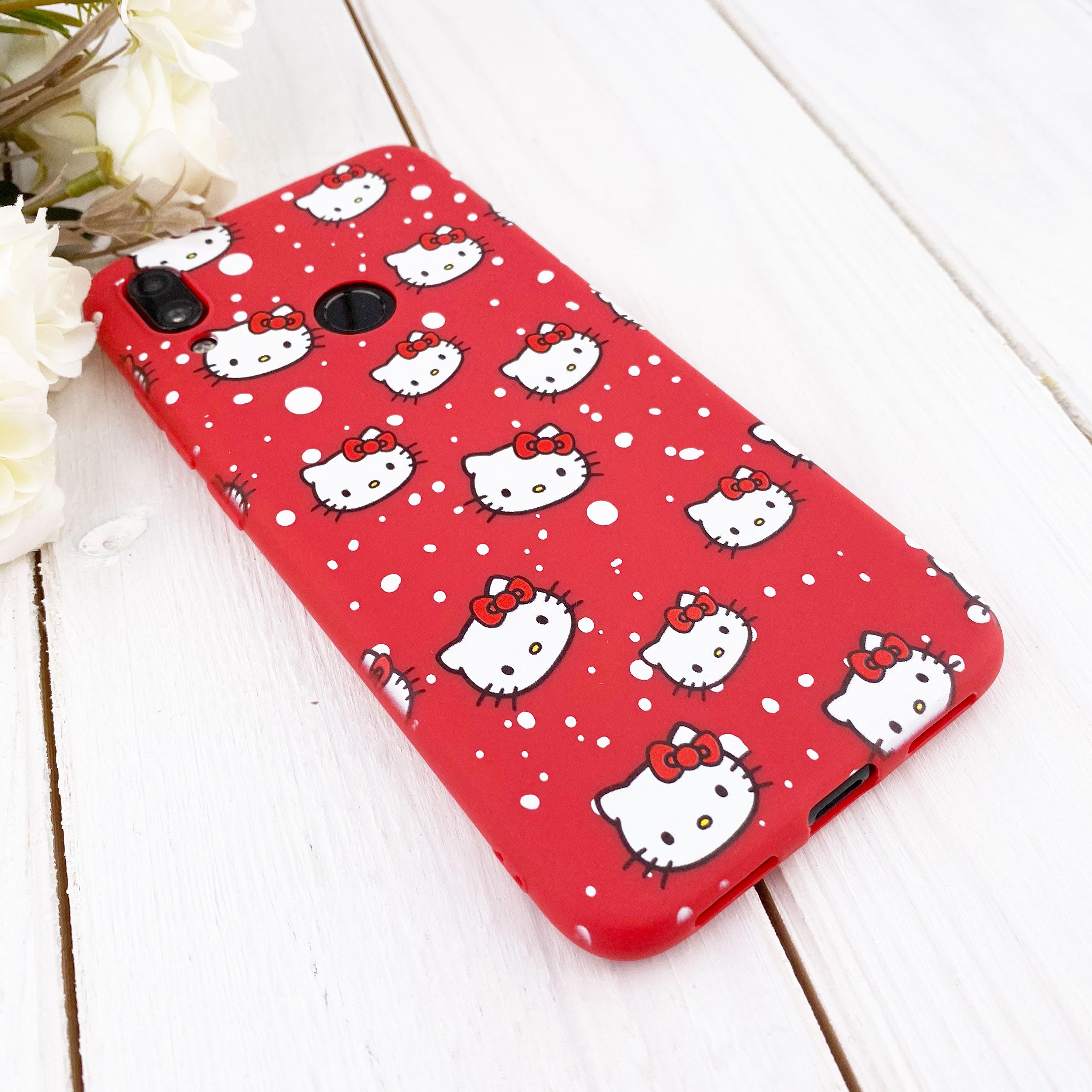 Силиконовый чехол Zorrov для Samsung Galaxy A21s - Hello Kitty (14100060259116438) - фото 3