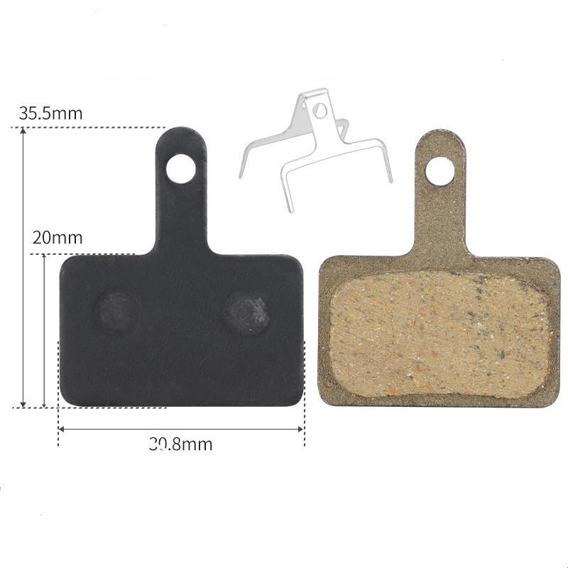 Колодки тормозные велосипедные дисковые DS017 Shimano M375/395/M415/416/446 Tektro Draco/Auriga/HDC 300 35,5х30,8 мм - фото 2 Колодки тормозные велосипедные дисковые DS017 Shimano M375/395/M415/416/446 Tektro Draco/Auriga/HDC 300 35,5х30,8 мм - фото 2